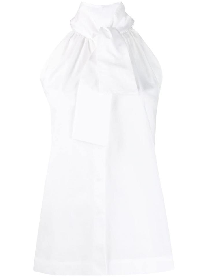 Jourden Bow Tie Shirt. - White