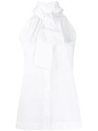 Jourden Bow Tie Shirt. - White