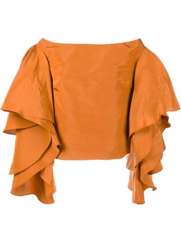 Rosie Assoulin Bidi Bidi Bom Bom Off-shoulder Top