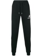 New Balance Logo Print Track Pants - Black