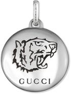 Gucci Blind For Love Charm In Silver - Metallic