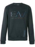 Ea7 Emporio Armani Logo Sweatshirt - Blue