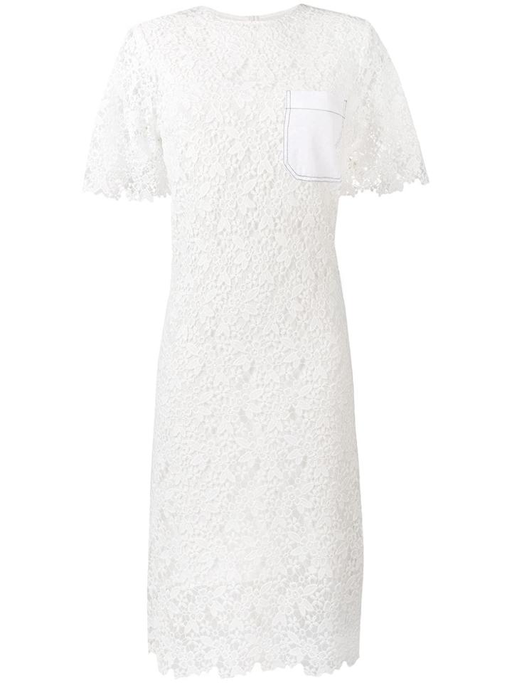 Joseph Ellis Crochet Lace Dress - White