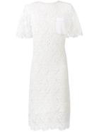 Joseph Ellis Crochet Lace Dress - White