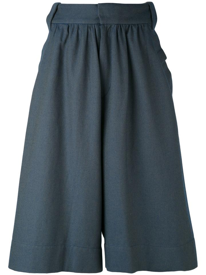 Reality Studio - Tong Shorts - Women - Cotton - M, Blue, Cotton