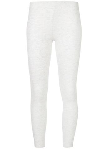 Album Di Famiglia Cropped Leggings - Grey
