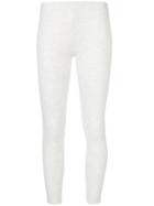 Album Di Famiglia Cropped Leggings - Grey