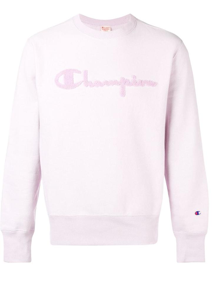 Champion Logo Sweatshirt - Purple