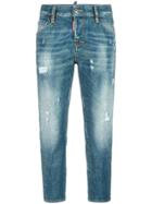 Dsquared2 Cool Girl Microstudded Jeans - Blue