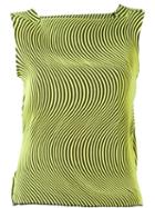 Issey Miyake Wave Pleat Sleeveless Top