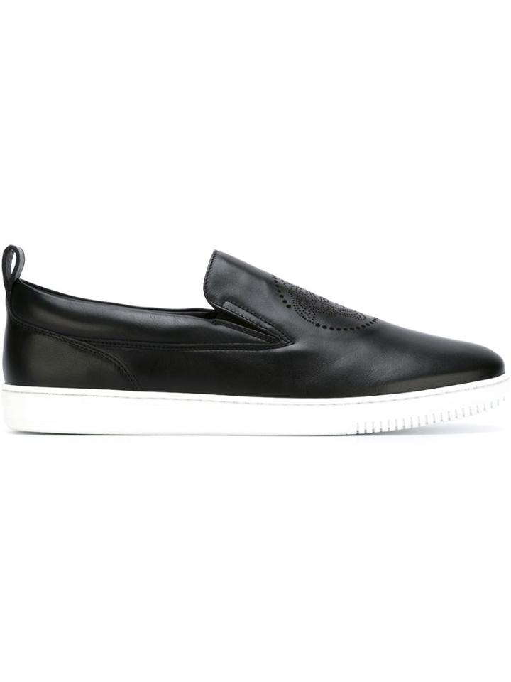 Versace Medusa Perforated Slip-on Sneakers
