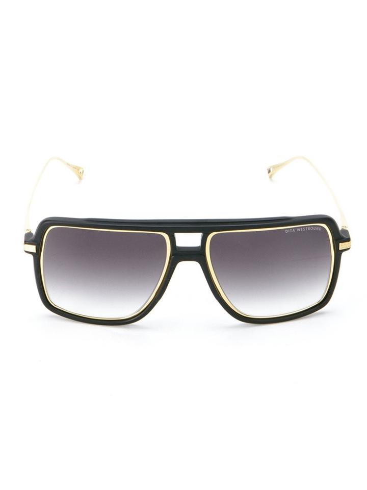 Dita Eyewear 'westbound' Sunglasses, Adult Unisex, Black, Acetate