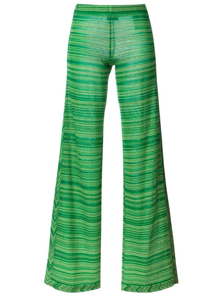 Missoni Striped Knit Flared Trousers