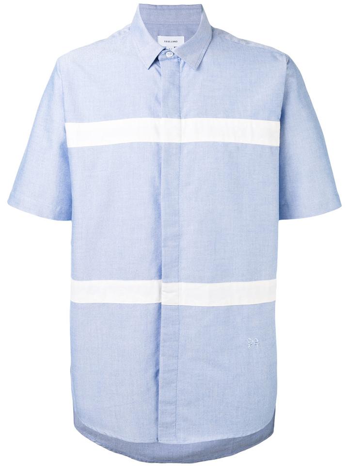 Soulland - Dayan Shirt - Men - Cotton - M, Blue, Cotton