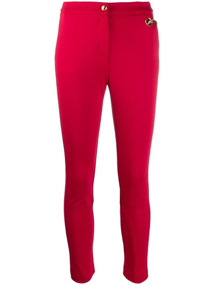 Cavalli Class Slim-fit Trousers - Red