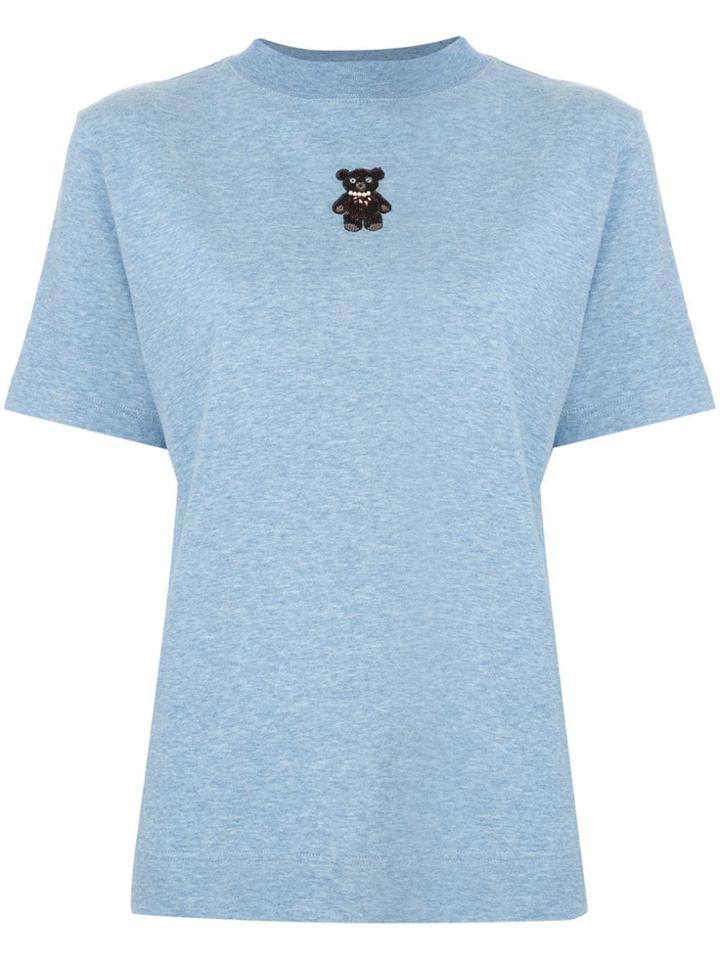 Tu Es Mon Trésor Bear T-shirt - Blue