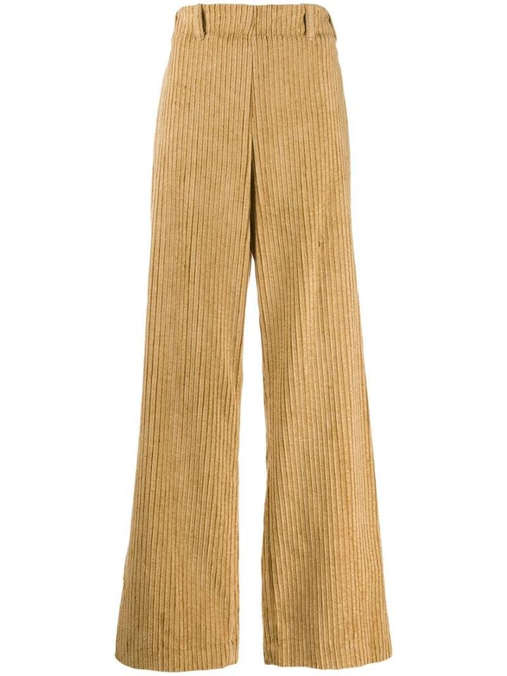 Baum Und Pferdgarten Norissa Corduroy Flared Trousers - Neutrals