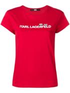 Karl Lagerfeld Classic Logo T-shirt - Red