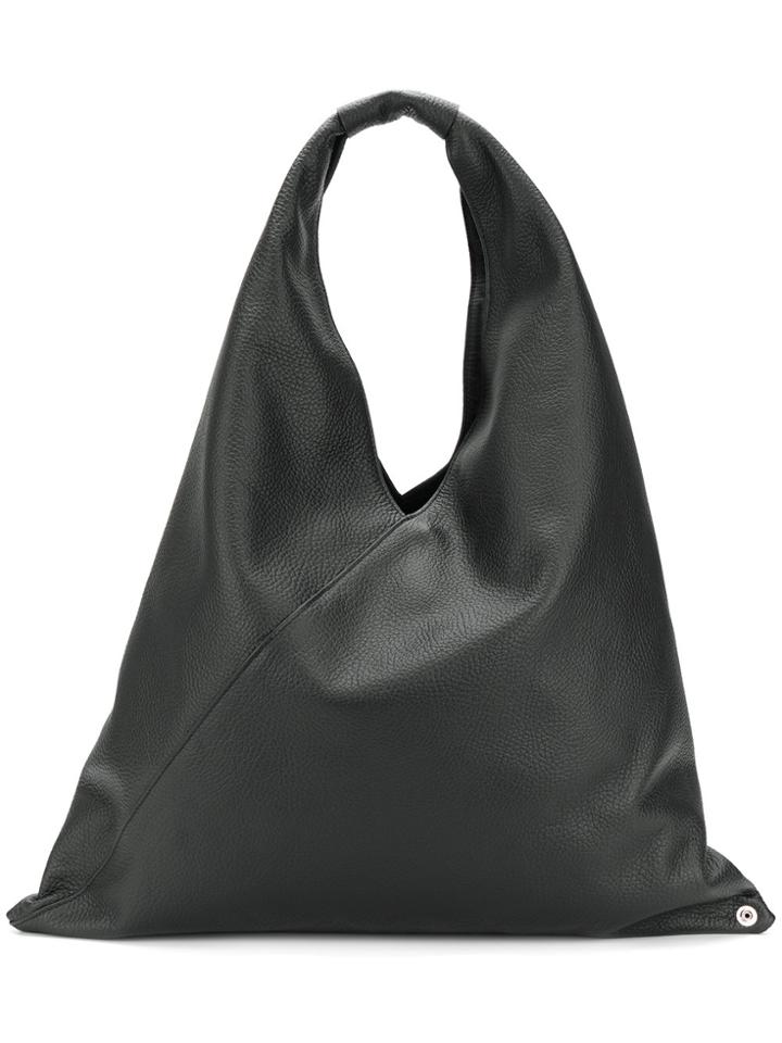 Mm6 Maison Margiela Panelled Shopper Tote - Black