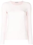 Le Tricot Perugia Long Sleeved T-shirt - Pink & Purple