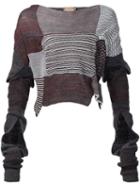 Vivienne Westwood 'paris' Asymmetric Patchwork Jumper