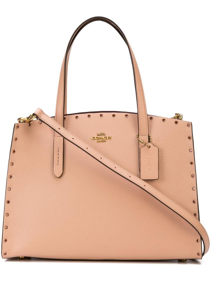 Coach Crystal Rivet Charlie Carryall - Brown