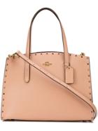Coach Crystal Rivet Charlie Carryall - Brown