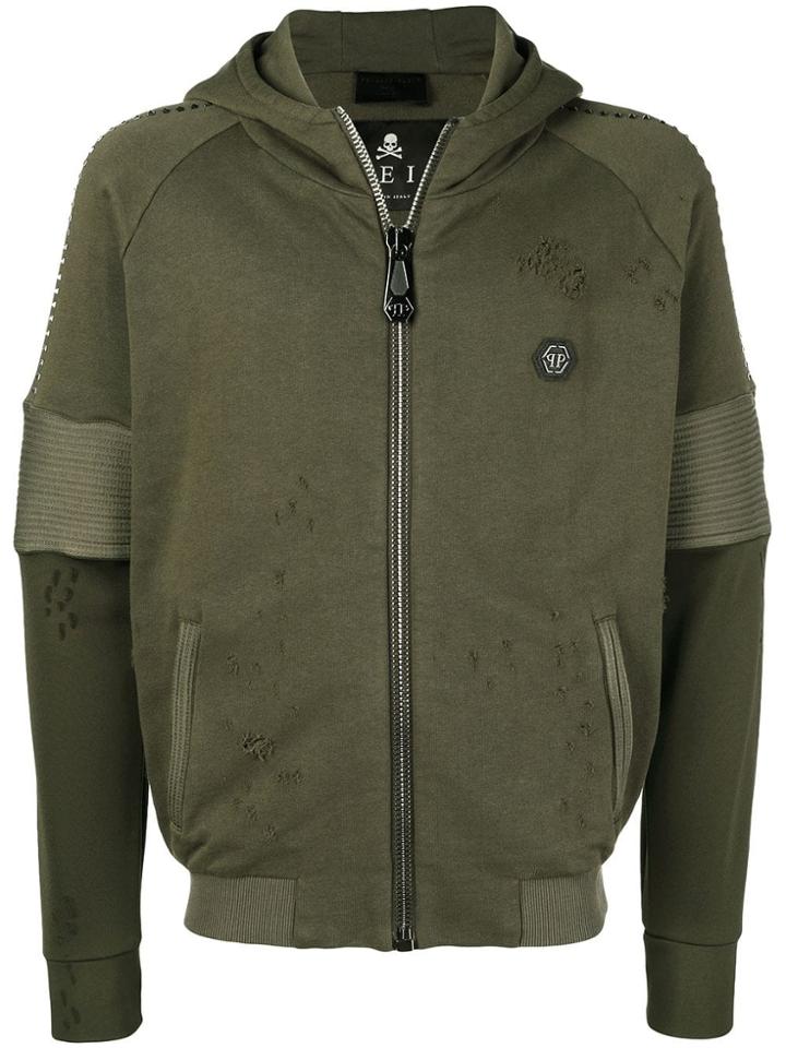 Philipp Plein Jogging Jacket - Green