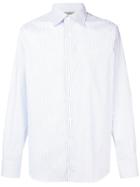 Canali Striped Print Shirt - White