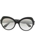 Dolce & Gabbana Eyewear Oversized Round Sunglasses - Black