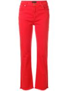Etro Straight Leg Jeans - Red