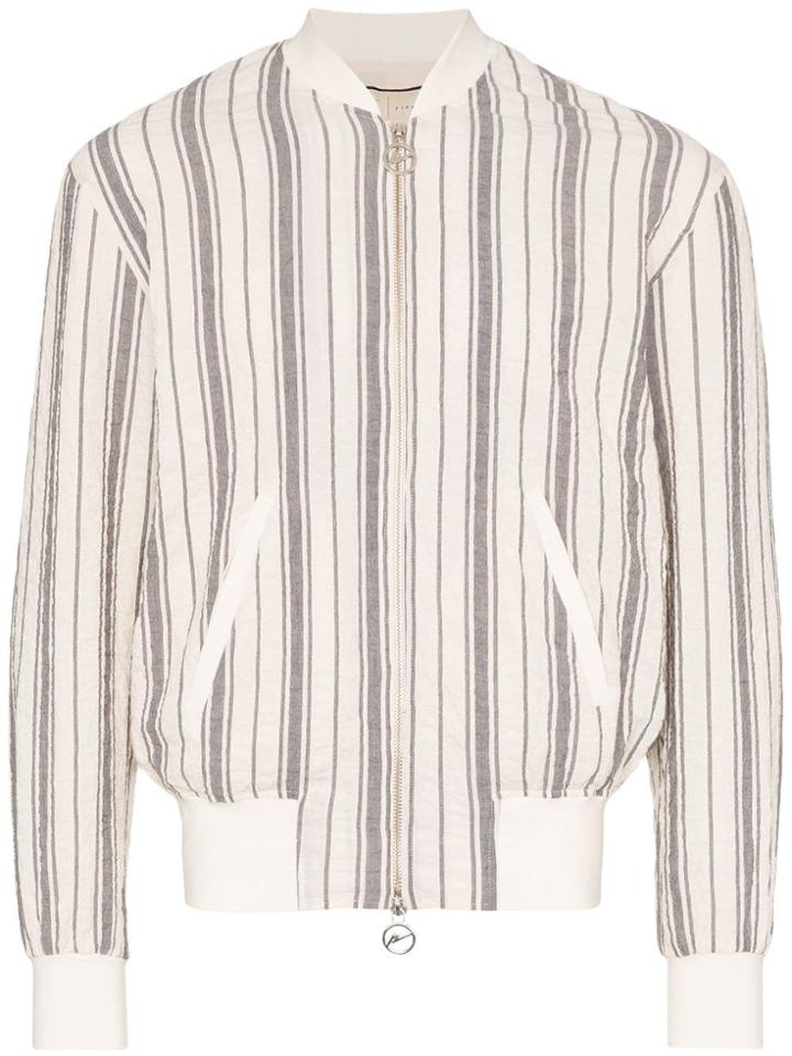 Prévu Formentera Striped Jacket - White