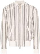 Prévu Formentera Striped Jacket - White