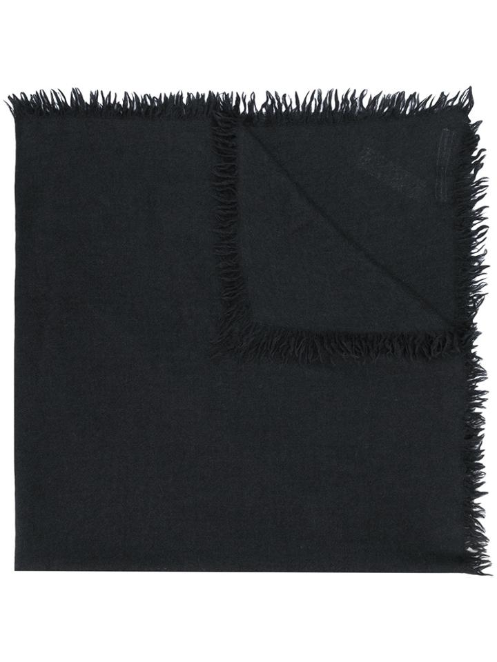 Rick Owens Wrap Scarf - Black