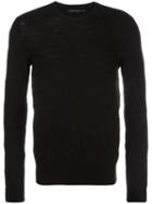 Alexander Mcqueen Rib Cage Knit Jumper, Men's, Size: Xl, Black, Wool