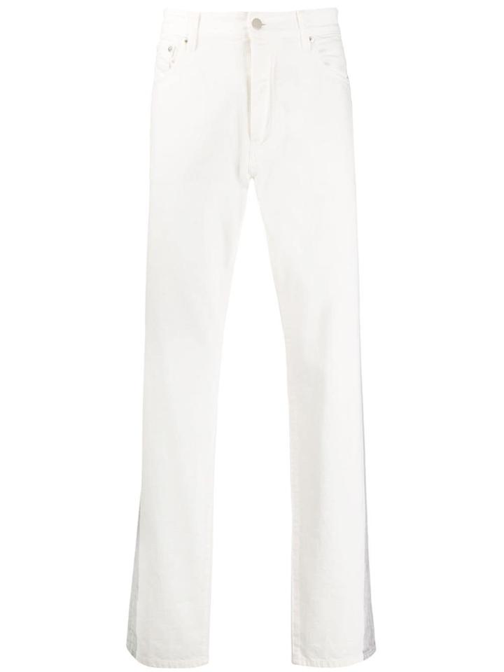 Ambush Side Panel Loose Fit Jeans - White