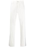 Ambush Side Panel Loose Fit Jeans - White