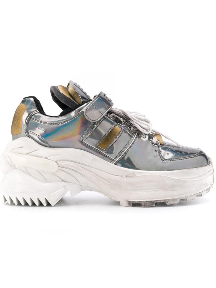 Maison Margiela Retro-fit Trainers - Metallic