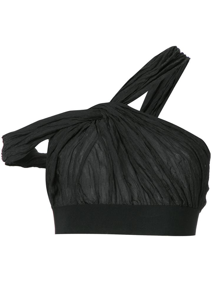 Nehera - 'biba' Top - Women - Cotton/aluminium - 34, Black, Cotton/aluminium