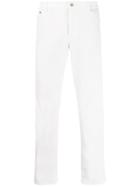 Brunello Cucinelli Straight Mid Rise Jeans - White