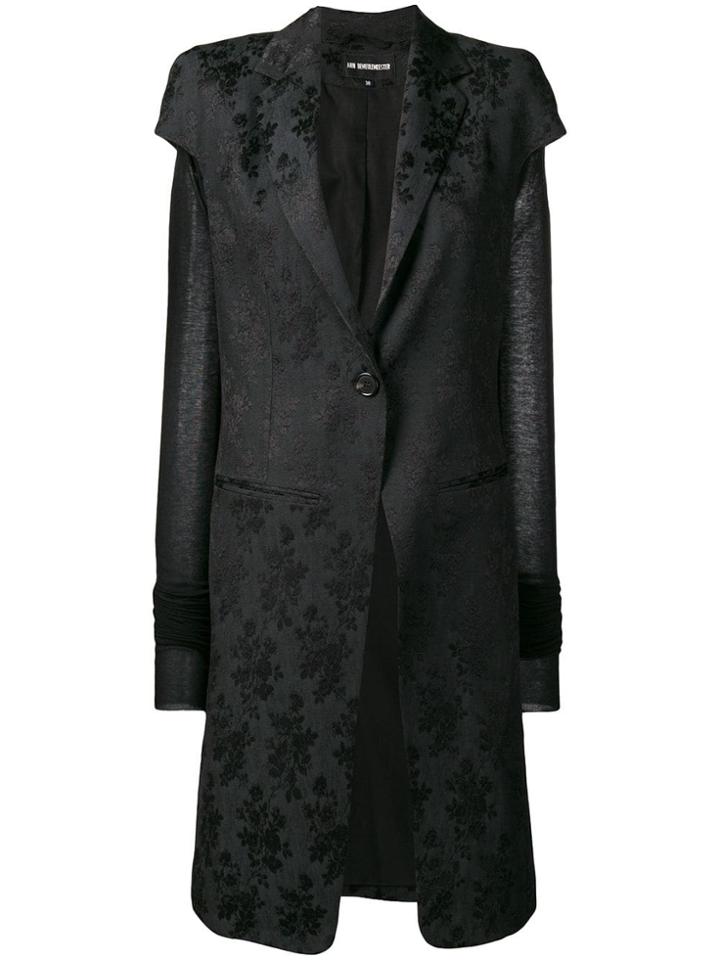 Ann Demeulemeester Rosalia Coat - Black