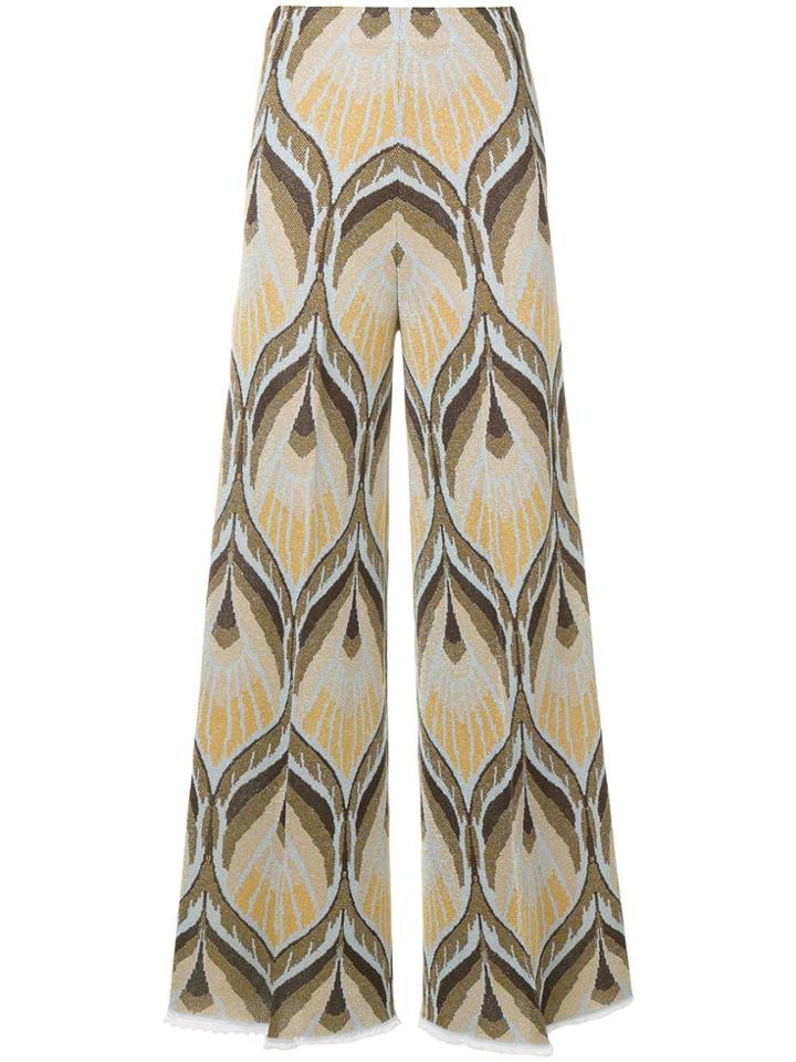 Circus Hotel Wide-leg Trousers - Neutrals