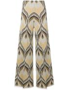 Circus Hotel Wide-leg Trousers - Neutrals