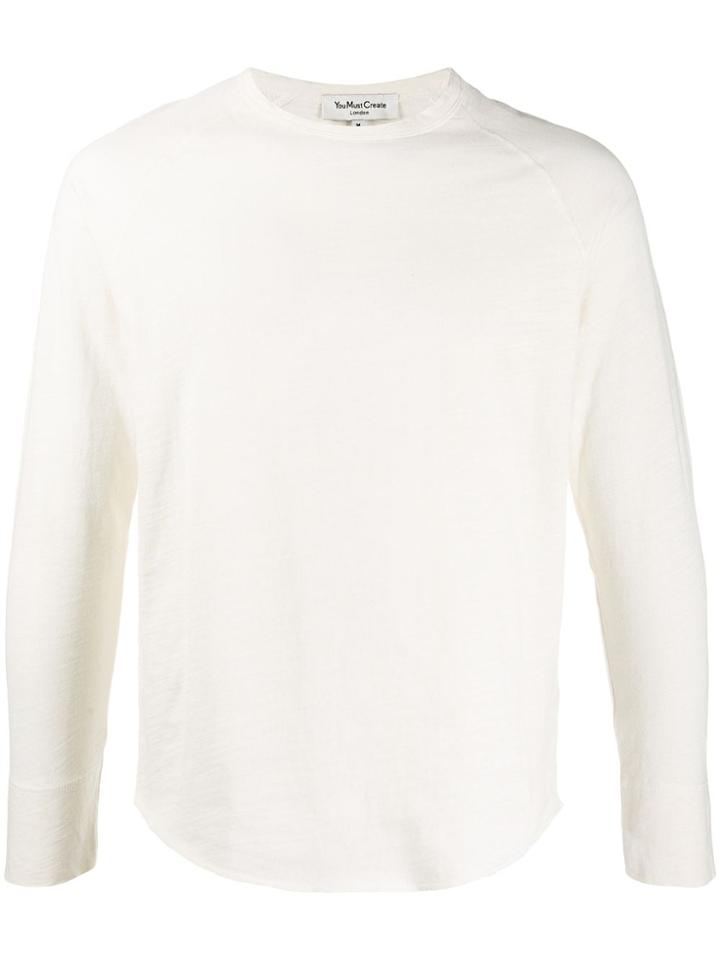 Ymc Round Neck Jumper - White