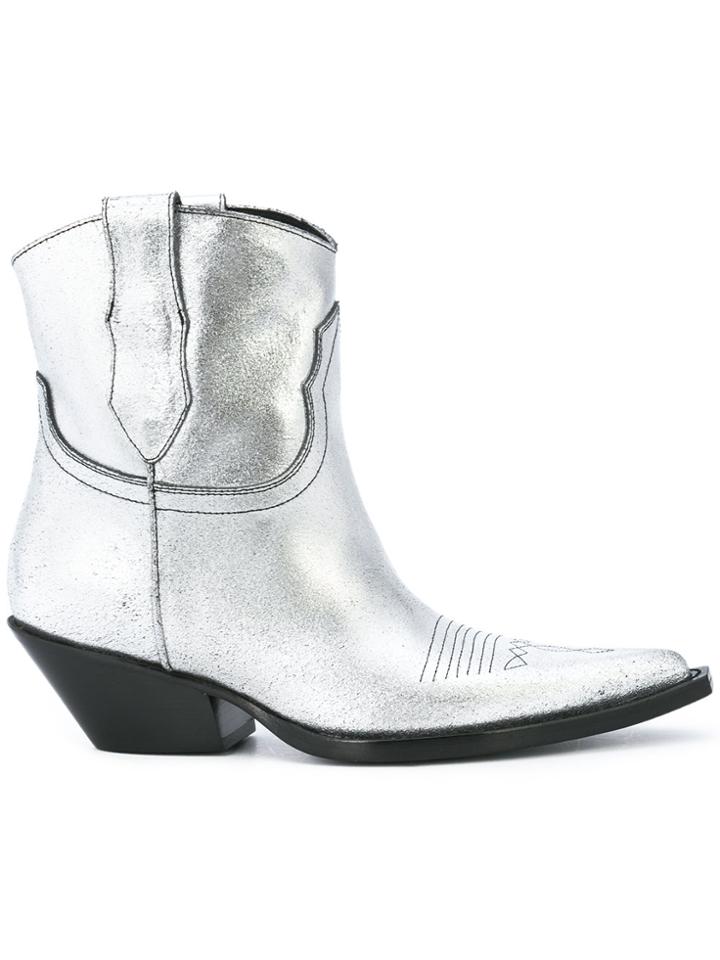 Maison Margiela Mid-calf Western Boots - Grey