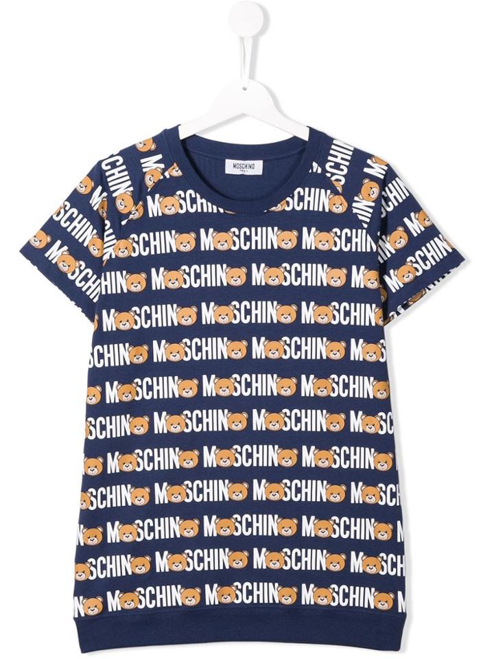 Moschino Kids Teddy Bear Shirt - Blue