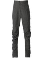 Lost & Found Ria Dunn - Pleat Seam Trousers - Men - Cotton/hemp - S, Grey, Cotton/hemp