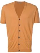 Nuur Short-sleeved Knitted Top - Orange