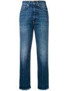 Golden Goose Deluxe Brand High Rise Cropped Jeans - Blue