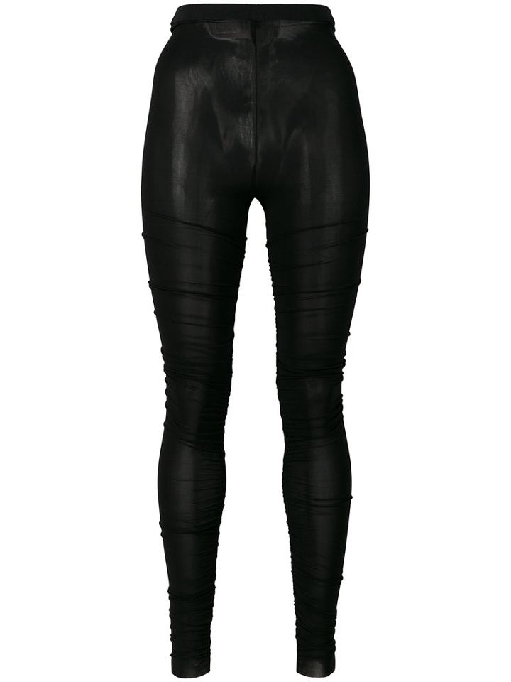 Isabel Marant - High Waist Leggings - Women - Spandex/elastane/viscose - 40, Black, Spandex/elastane/viscose